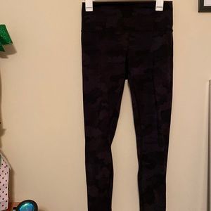 Black Camo Lululemon Leggings